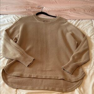 Philosophy Taupe Knit Pullover